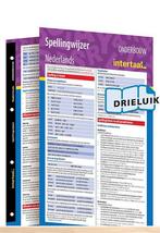 Spellingwijzer Nederlands onderbouw uitklapkaart Groenman, Verzenden, Zo goed als nieuw, Groenman