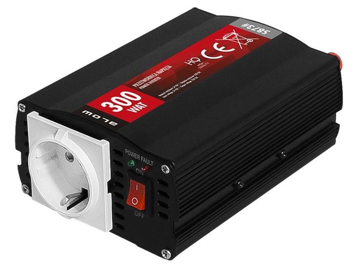 Omvormer Vrachtwagen - 24 Volt naar 230 Volt - 300 Watt - Zw, Doe-het-zelf en Verbouw, Overige Doe-het-zelf en Verbouw, Nieuw