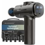 2dekans | HELDENWERK Active Massagepistool – Zwart – 30, Ophalen of Verzenden, Zo goed als nieuw