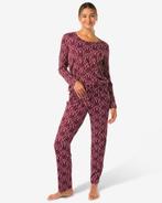 HEMA Nijntje damespyjama micro bordeauxrood, Kleding | Dames, Verzenden