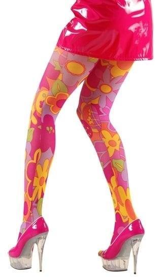 Panty Flower Power, Kleding | Dames, Carnavalskleding en Feestkleding, Nieuw, Ophalen of Verzenden
