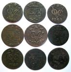 Nederlands-Indië. Koloniaal. VOC Duiten 1730-1787 (9, Postzegels en Munten, Munten | Nederland