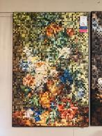 Schilderij Dutch flowers - pixels - Pronto Wonen, Ophalen of Verzenden, Nieuw