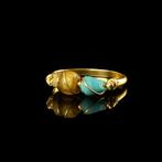 Oud-Romeins, Keizerrijk Ring met draadgewonden Romeins glas