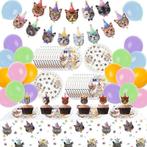 50-delige set Happy Cats met slinger, ballonnen, bordjes etc, Hobby en Vrije tijd, Feestartikelen, Nieuw, Versiering, Verzenden