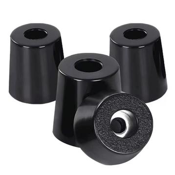 Vloerbeschermers 15x12x8mm - Anti-slip doppen - Rond - Zwart beschikbaar voor biedingen