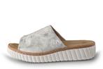 Rieker Slippers in maat 41 Zilver | 10% extra korting, Kleding | Dames, Schoenen, Slippers, Overige kleuren, Verzenden, Zo goed als nieuw