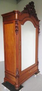 Kast - Mahonie, Glas - Volledig demontabel, Antiek en Kunst