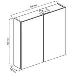 Allibert Spiegelkast | VDE | 80 cm, Verzenden, Nieuw