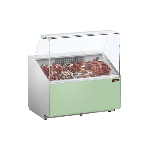 GGM Gastro | Koelvitrine - 1000mm - Lichtgroen voorpaneel |, Zakelijke goederen, Horeca | Meubilair en Inrichting, Nieuw in verpakking