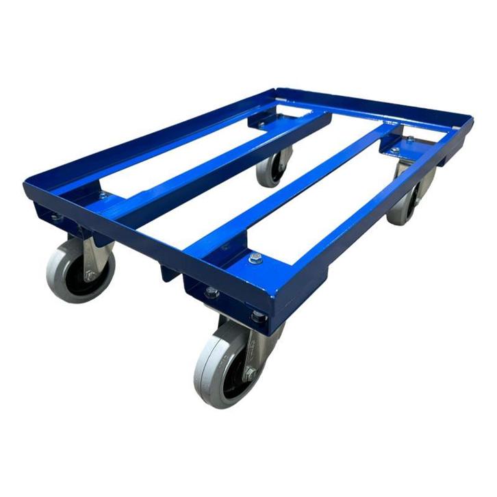 Dolly Staal voor plastic kratten 60x40 transportwagen 450kg, Doe-het-zelf en Verbouw, Kratten en Dozen, 50 tot 75 cm, Nieuw, Overige typen