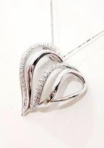 Ketting met hanger - 18 karaat Witgoud - 0.70ct. tw. Diamant, Sieraden, Tassen en Uiterlijk, Antieke sieraden