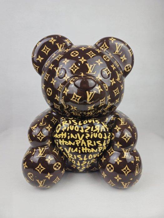 ArtBrut by Ann - Lovely Teddy LV „Chocolate Monogram”, Antiek en Kunst, Kunst | Designobjecten