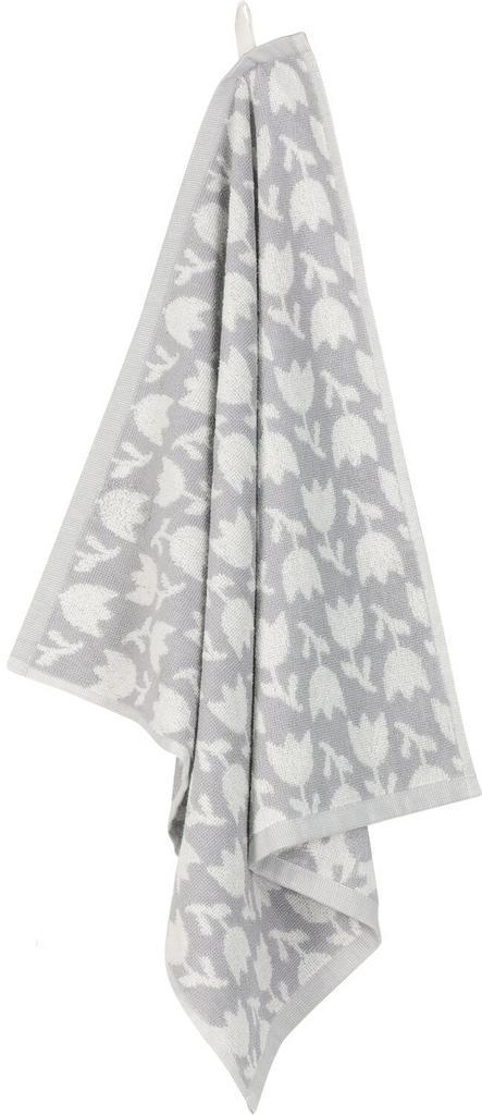 HEMA Keukendoek - 50 x 50 - katoen - wit/grijs bloemen, Huis en Inrichting, Keuken | Textiel, Nieuw, Verzenden