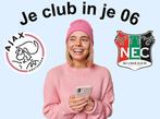 Oprichtingsjaar 1900 van AJAX of NEC in je 06-nummer, Verzenden, Nieuw, Ajax