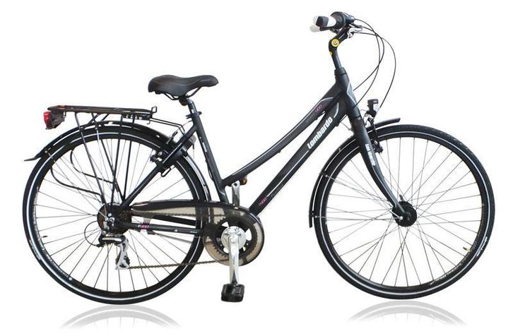 Lombardo Taranto 400 Damesfiets 28 Inch Mat Zwart 7 Speed, Fietsen en Brommers, Fietsen | Dames | Damesfietsen, Nieuw, Ophalen of Verzenden