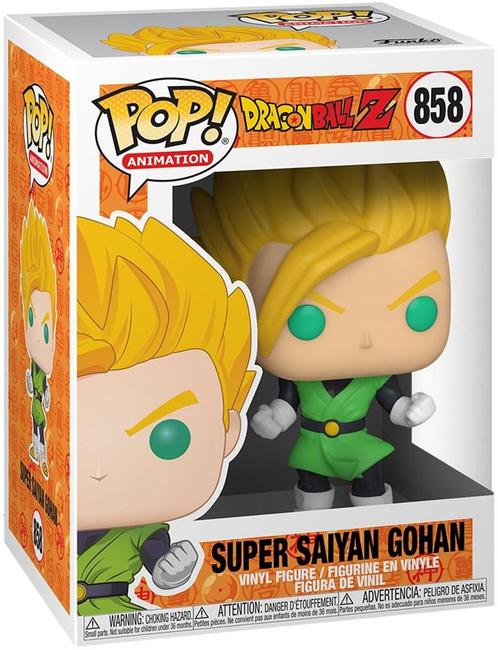 Funko Pop! - Dragon Ball Z Super Saiyan Gohan #858 | Funko -, Verzamelen, Poppetjes en Figuurtjes, Nieuw, Verzenden