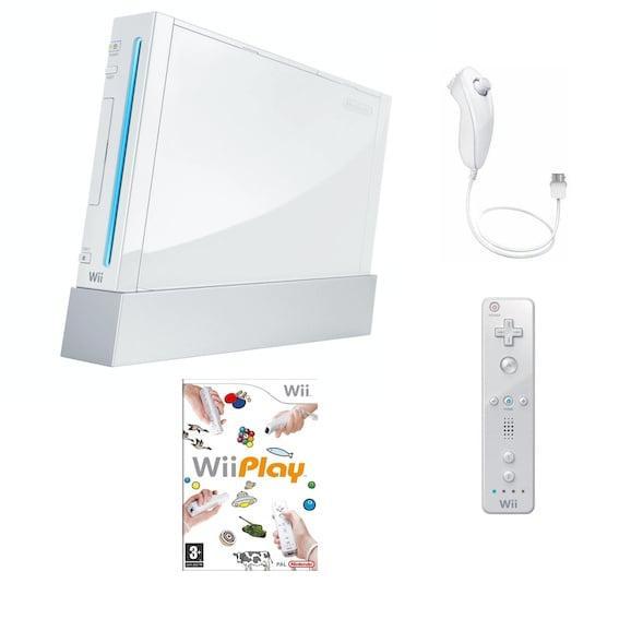 Nintendo Wii Wit + Controller (Wii Play Bundel), Spelcomputers en Games, Spelcomputers | Nintendo Wii, Zo goed als nieuw, Ophalen of Verzenden