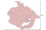 Design decoratief figuur vechtende vis CROWNTAIL 35cm rood, Huis en Inrichting, Woonaccessoires | Vazen, Ophalen of Verzenden
