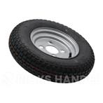 Wiel 8 inch 3.50-8 100×4 naafgat 60 mm 4pr 170 kg, Ophalen of Verzenden, Nieuw
