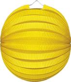 Gele Lampion Bol 23cm, Hobby en Vrije tijd, Feestartikelen, Verzenden, Nieuw