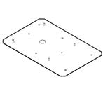 Vechline Montageplaat 85cm, Caravans en Kamperen, Nieuw