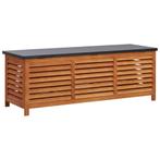 vidaXL Tuinbox 150x50x55 cm massief eucalyptushout, Verzenden, Nieuw
