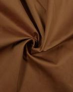 Katoen Viscose Stretch Cognac, Nieuw, Bruin