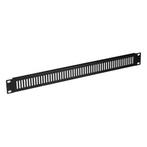 Blindpaneel | 19 inch | 1U (Perforaties, Zwart), Verzenden, Nieuw