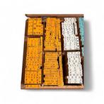 Vintage Japanse architecturale rubberstempelcollectie -