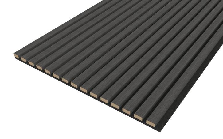 Akupanel Eiken Zwart 300 x 60 cm Brandvertragende vilt, Doe-het-zelf en Verbouw, Platen en Panelen, Nieuw, 20 tot 50 mm, Overige materialen