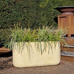 Odin L 100x36x50 cm Cream, Tuin en Terras, Verzenden, Nieuw, Beton