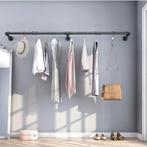 Wandmontage Kledingrek Industrieel – 180 cm Buis met Haken, Kleding | Dames, Verzenden, Nieuw