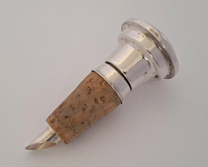 Flessenkurk - Zilveren flessenstop / schenkdop - .835 zilver, Antiek en Kunst, Antiek | Goud en Zilver