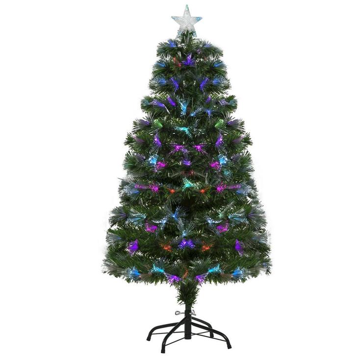 Kunstmatige Kerstboom, LED-verlichting, Sterrenpunt, 66 Cm X, Diversen, Kerst, Nieuw, Verzenden