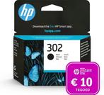 HP 302 - Inktcartridge zwart + Instant Ink tegoed, Ophalen of Verzenden, Zo goed als nieuw