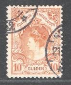 Nederland 1905 - Koningin Wilhelmina - 10 Gulden - NVPH 80, Postzegels en Munten, Postzegels | Nederland, Gestempeld
