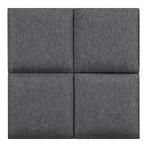 Gestoffeerde wandpanelen Carpino set van 4 stof 30x30 cm don, Doe-het-zelf en Verbouw, Platen en Panelen, Verzenden, Nieuw