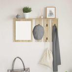 vidaXL Wandgemonteerde kapstok met plank Sonoma eiken 85 x, Huis en Inrichting, Woonaccessoires | Wandplanken en Boekenplanken