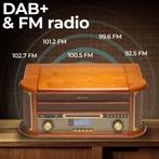 2dekans | Denver Retro Platenspeler MRD51 - Hout - 24x22x12, Ophalen of Verzenden, Zo goed als nieuw