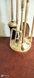Openhaard accessoire (5) - Belangrijkste vorm brons - Gouden