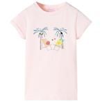 vidaXL Kindershirt 116 zachtroze, Verzenden, Nieuw