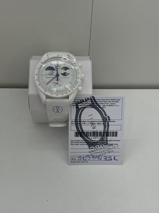 Omega x Swatch - Mission to Earthphase Moonshine Gold - Cold, Sieraden, Tassen en Uiterlijk, Horloges | Heren