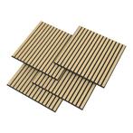 Akoestisch wandpaneel Vang 8 stuks eikenkleurig 60x60 cm 2,8, Verzenden, Nieuw
