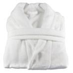 GGM Gastro | (12 stuks) Badjas met sjaalkraag - Maat: M - |, Nieuw, Overige typen, Wit, Verzenden