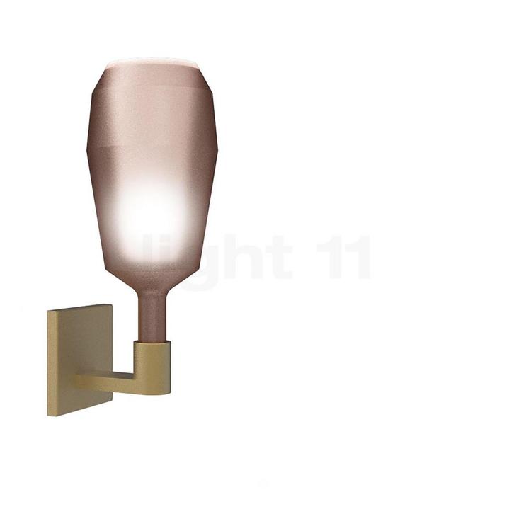 Penta MoM Wandlamp, goud/poeder - 14 cm (Wandlampen), Huis en Inrichting, Lampen | Wandlampen, Nieuw, Verzenden