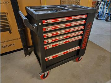 Veiling - gereedschapswagen eversteel 6 laden waarvan 4 gevu beschikbaar voor biedingen