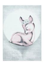 Kindervloerkleed | Bambi | Hert | Roze | 120x170 cm, Verzenden, Nieuw