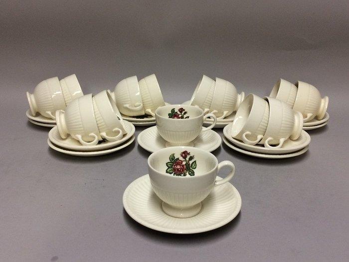 Wedgwood - Kop en schotel - Wedgwood - dessin Moss Rose -, Antiek en Kunst, Antiek | Meubels | Tafels