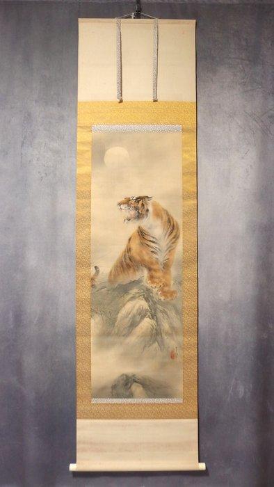 Hanging Scroll (Kakejiku) - Tiger - Onbekende kunstenaar -, Antiek en Kunst, Antiek | Overige Antiek